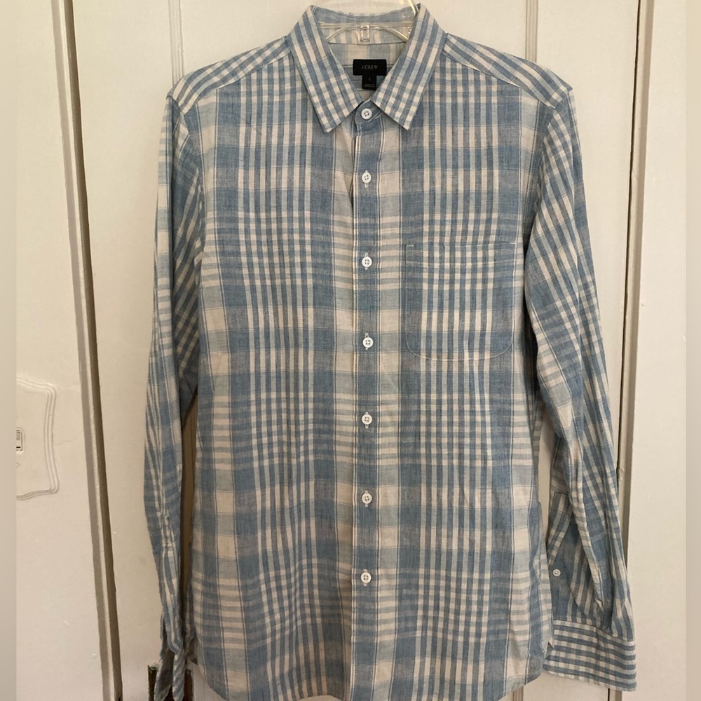 J. Crew Long Sleeve Plaid Button Down Shirt